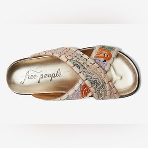 Free People Womens Wildflowers Crossband Sandal